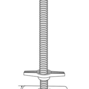 solid adjustable u head jack