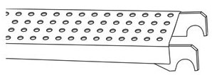 steel walk board hook type